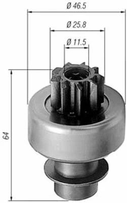 Starterio krumpliaratis MAGNETI MARELLI 940113020242