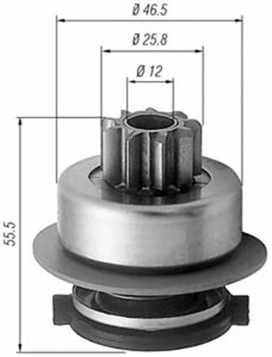 Starterio krumpliaratis MAGNETI MARELLI 940113020256