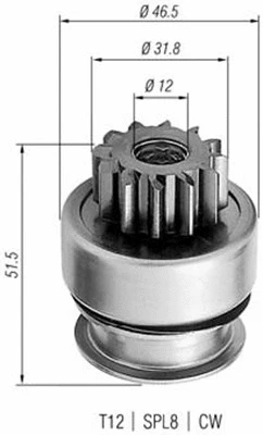Starterio krumpliaratis MAGNETI MARELLI 940113020261
