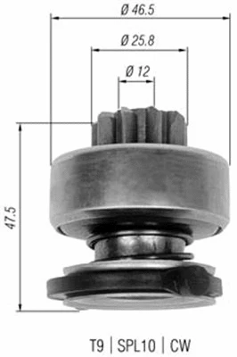 Starterio krumpliaratis MAGNETI MARELLI 940113020329