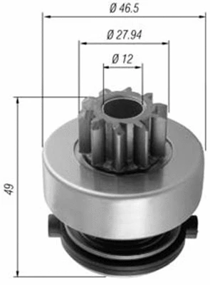 Starterio krumpliaratis MAGNETI MARELLI 940113020353