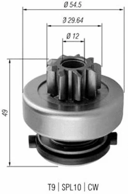 Starterio krumpliaratis MAGNETI MARELLI 940113020354