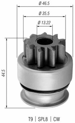 Starterio krumpliaratis MAGNETI MARELLI 940113020369
