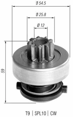 Starterio krumpliaratis MAGNETI MARELLI 940113020372