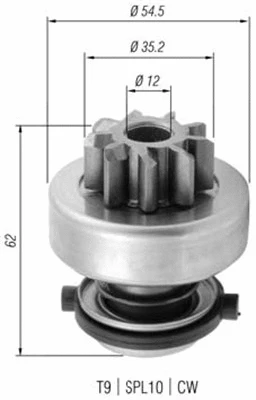 Starterio krumpliaratis MAGNETI MARELLI 940113020375