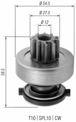 Starterio krumpliaratis MAGNETI MARELLI 940113020376