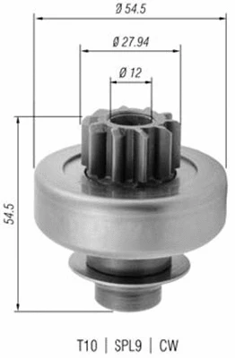 Starterio krumpliaratis MAGNETI MARELLI 940113020379