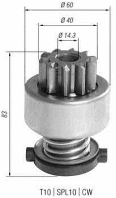 Starterio krumpliaratis MAGNETI MARELLI 940113020393