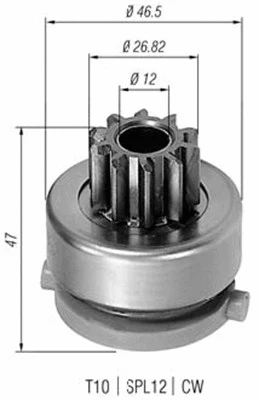 Starterio krumpliaratis MAGNETI MARELLI 940113020423