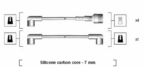 Uždegimo laidų komplektas MAGNETI MARELLI 941044120502