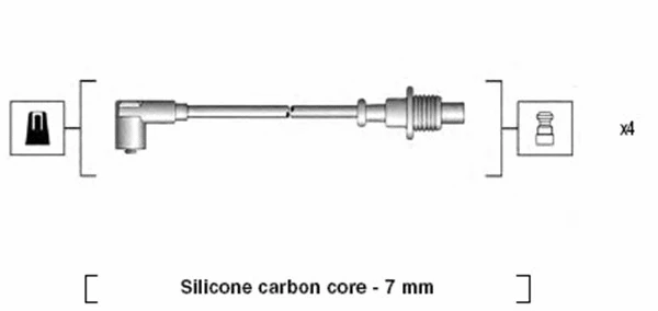 Uždegimo laidų komplektas MAGNETI MARELLI 941085150567
