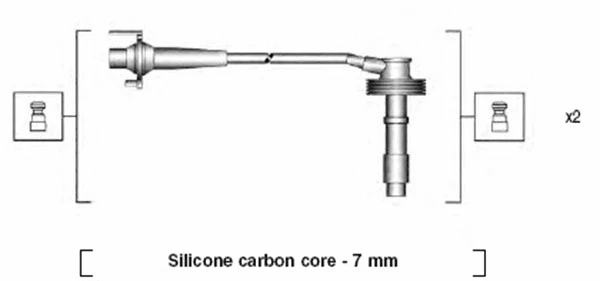 Uždegimo laidų komplektas MAGNETI MARELLI 941215240807