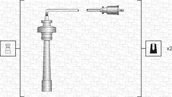 Uždegimo laidų komplektas MAGNETI MARELLI 941318111192
