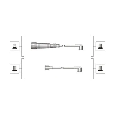 Uždegimo laidų komplektas MAGNETI MARELLI 941319170003