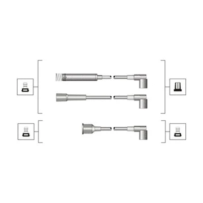 Uždegimo laidų komplektas MAGNETI MARELLI 941319170009