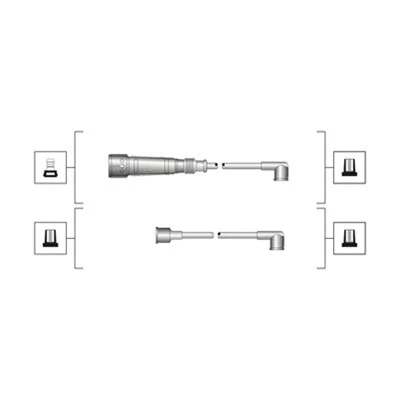 Uždegimo laidų komplektas MAGNETI MARELLI 941319170026
