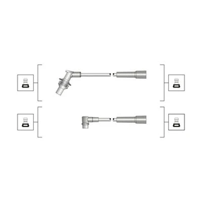 Uždegimo laidų komplektas MAGNETI MARELLI 941319170030