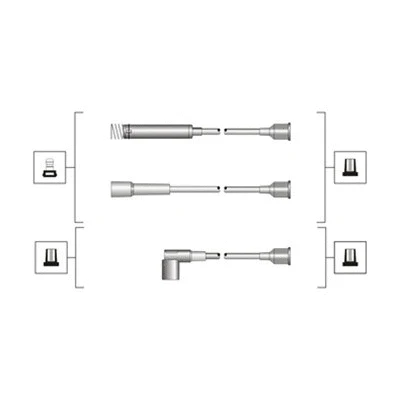 Uždegimo laidų komplektas MAGNETI MARELLI 941319170047