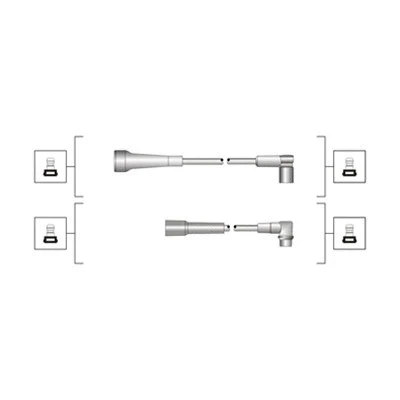 Uždegimo laidų komplektas MAGNETI MARELLI 941319170051