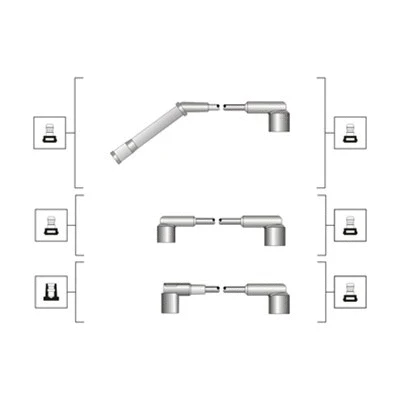 Uždegimo laidų komplektas MAGNETI MARELLI 941319170053