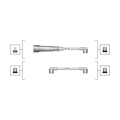 Uždegimo laidų komplektas MAGNETI MARELLI 941319170065