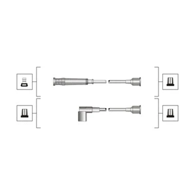 Uždegimo laidų komplektas MAGNETI MARELLI 941319170095