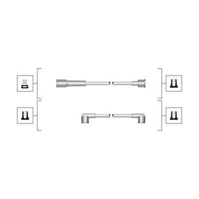 Uždegimo laidų komplektas MAGNETI MARELLI 941319170106