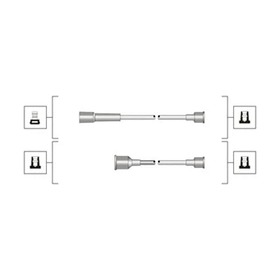 Uždegimo laidų komplektas MAGNETI MARELLI 941319170107