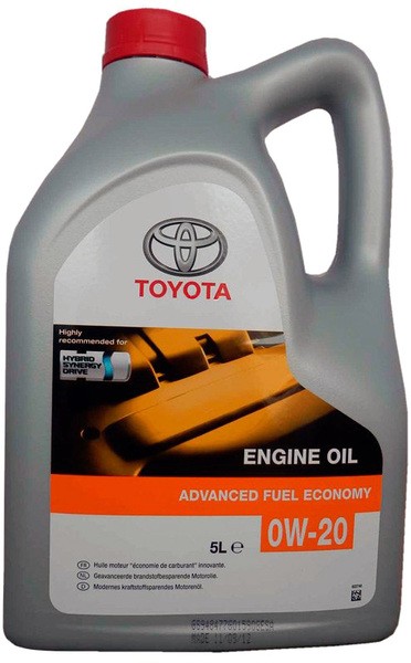 Toyota Alyva 0W20 5L