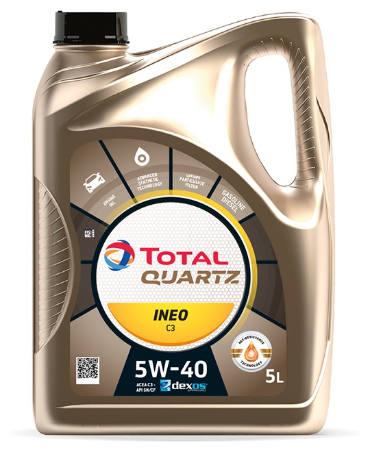 Variklinė alyva TOTAL 5W40 QUARTZ INEO C3 5L