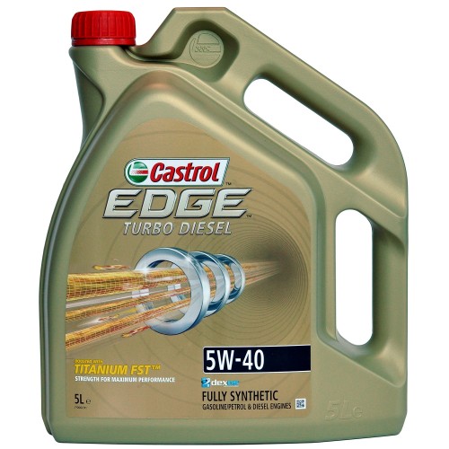 Castrol alyva 5W40 EDGE TURBO DIESEL TITANIUM FST 5L