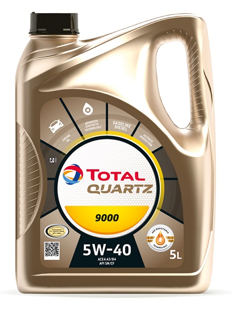 Total alyva 5W40 QUARTZ 9000 5L